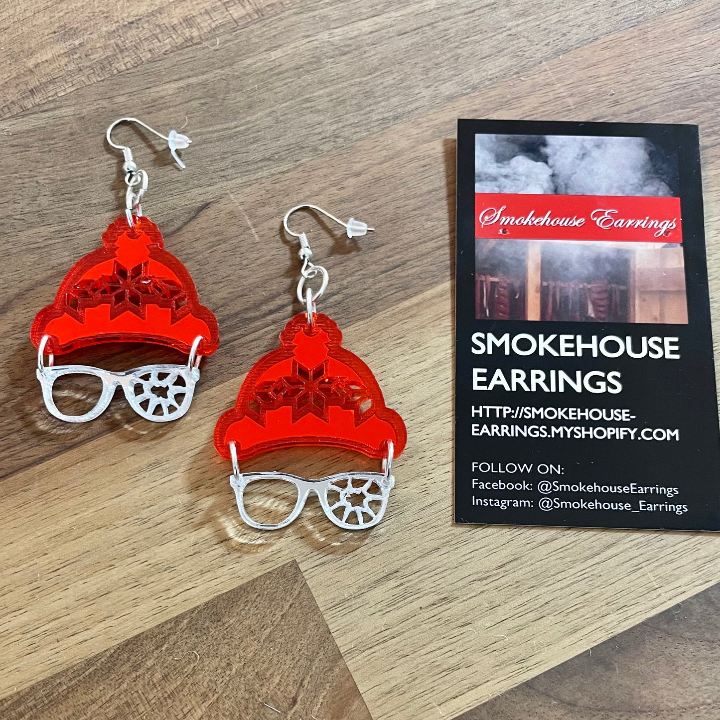 “Don’t shoot your eye out kid”Smokehouse Earrings
