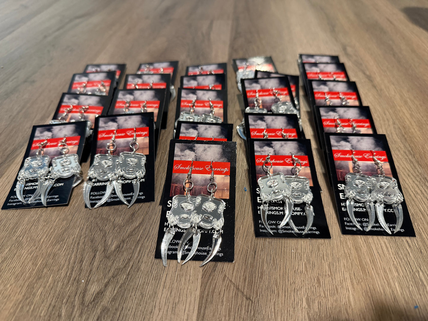 Walrus Acrylic Smokehouse Earrings